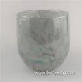 Customized bubble feelings wall glass candle holder